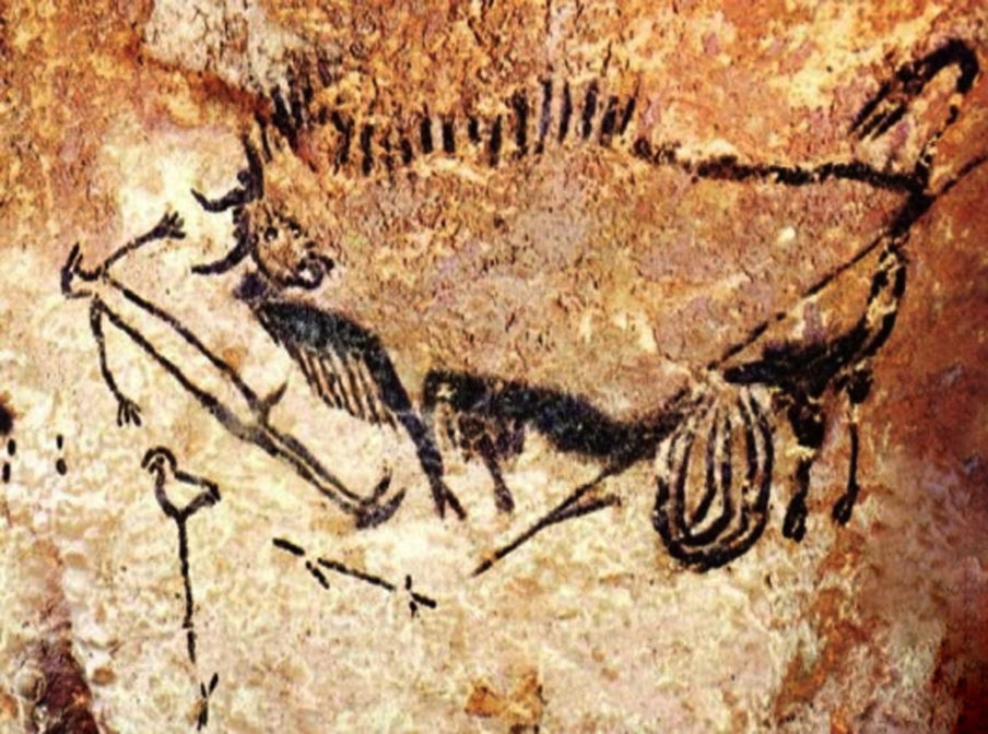 1 L’homme du puits, grotte de Lascaux
