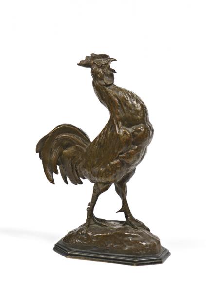 6 bis Antoine-Louis Barye, Le coq (date _)