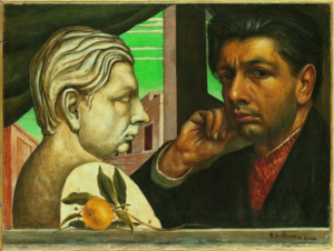 Giorgio De Chirico (DR), Autoportrait, 1922-1924 (eh oui, il a pris son temps). Giorgio De Chirico (DR), Autoportrait, 1922-1924 (eh oui, il a pris son temps).