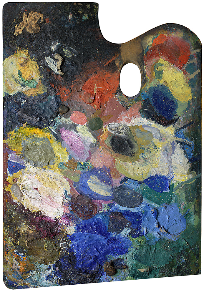 3 Photo Mathias Schaller, Palette de Wassily Kandinsky, 190 x 156 cm, 2007. DR