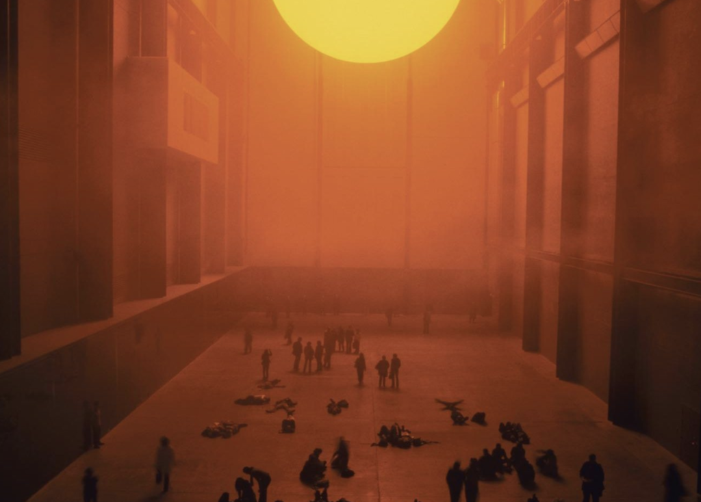 4 Olafur Eliasson, Weather Projet, 2003, Tate Modern Londres. DR