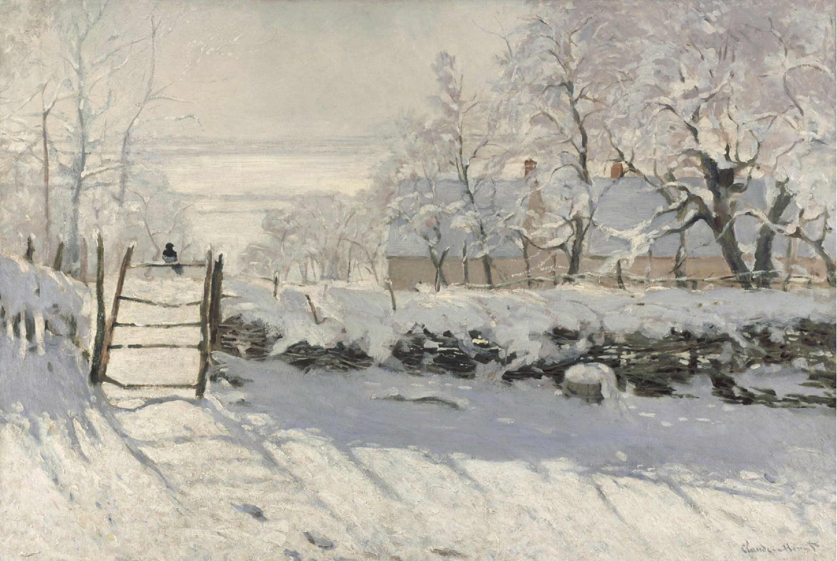 6 Claude Monet, La pie, 1868-1869, Musée d’Orsay, DR