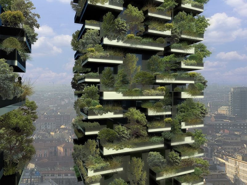 Bosco vertical. Milan. Architecte : Stephano Boeri.DR Bosco vertical. Milan. Architecte : Stephano Boeri.DR